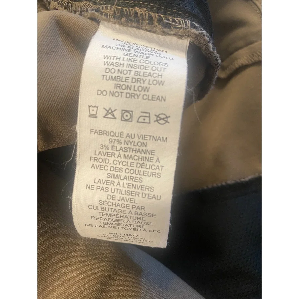Prana‎ Zion Slim Fit Tan Stretch Nylon Outdoor Hiking Pants Mens 36